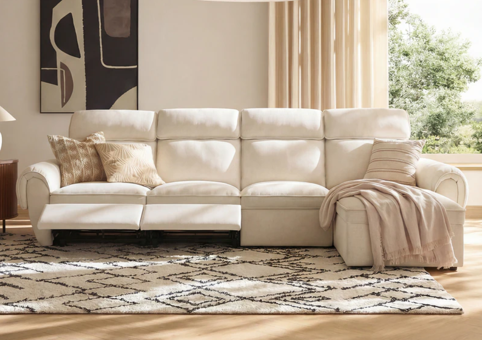 l shape reclining sectional