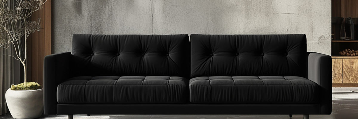 black couch