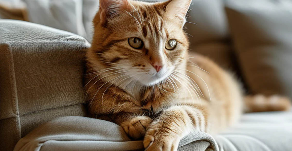 Cat Scratching Couch