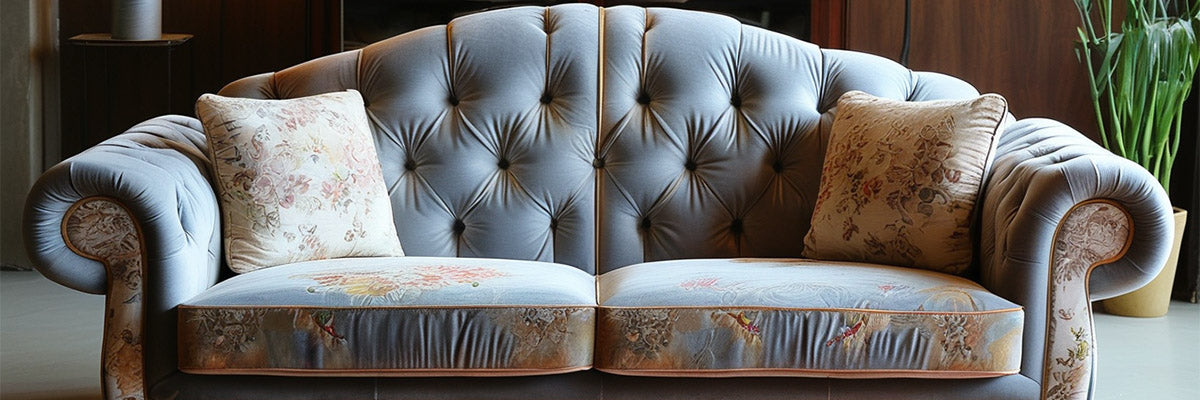 clean fabric sofa