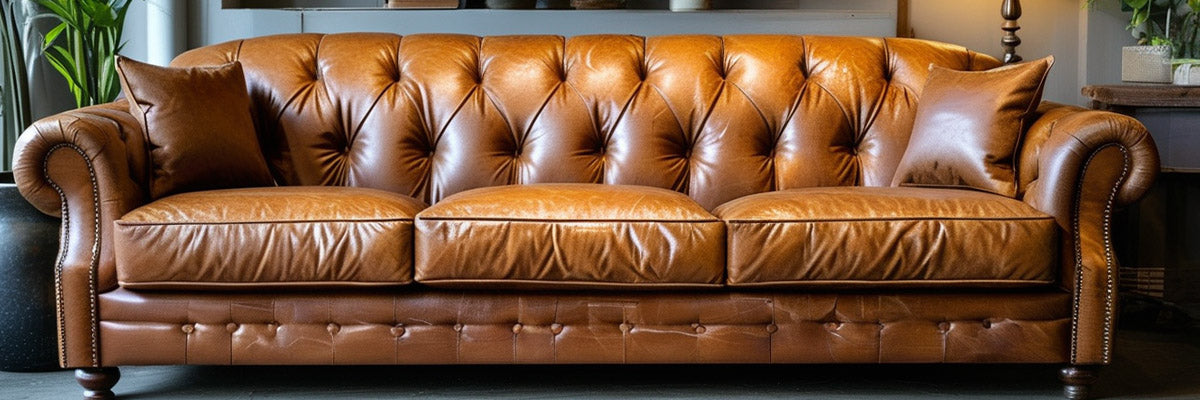 Fake Leather Couch