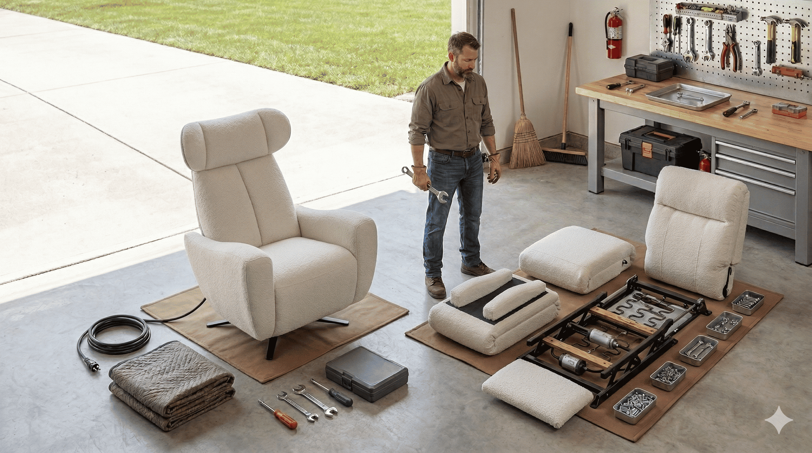 How to Disassemble a Recliner Chair Safely and Efficiently