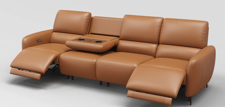 leather reclining sofa
