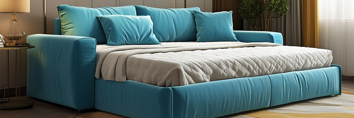 Make a  Bed into a Sofa