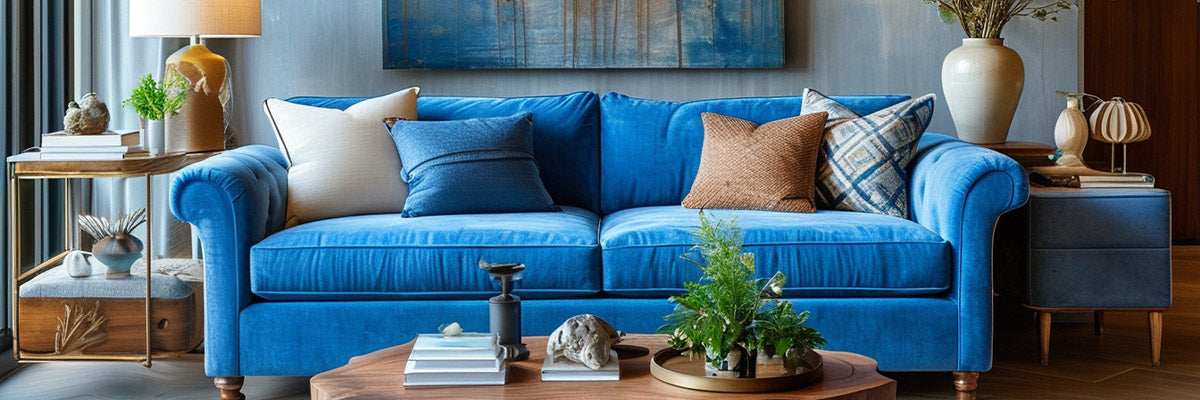 Navy Blue Sofa