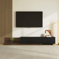 George Modern Black Extendable TV Stand with Drawers