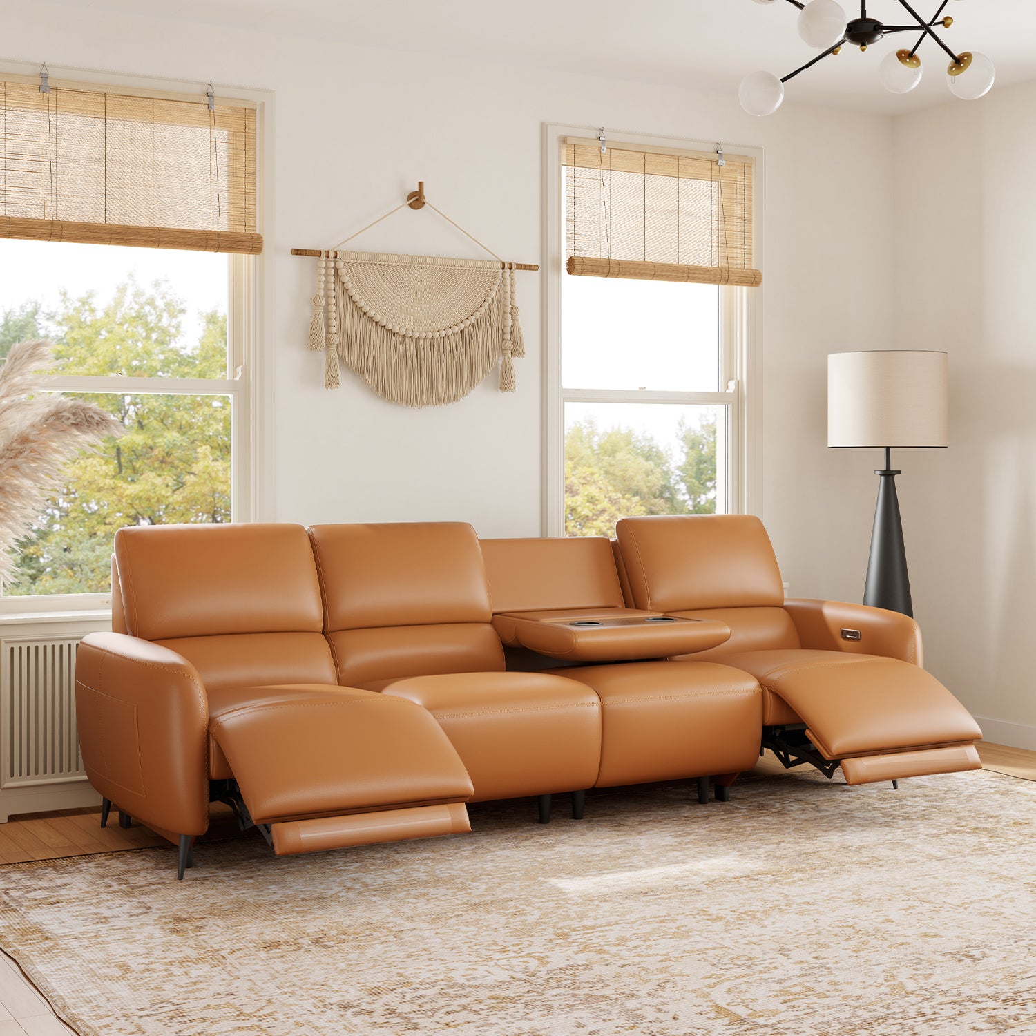 V,{Top-Grain Leather?4-Seat}