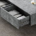 Jackson Modern Gray Rectangle Coffee Table with Storage