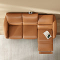V,{Top-Grain Leather?3-Seat}