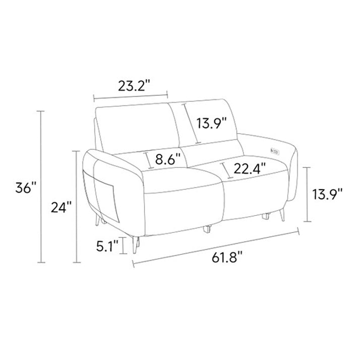 V,Loveseat