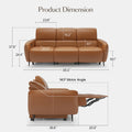 V, {Top-Grain Leather?3-Seat}