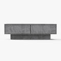 Jackson Modern Gray Rectangle Coffee Table with Storage