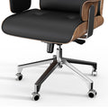 Miya Japandi Swivel Rocking Adjustable Height Office Chair