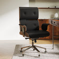 Miya Japandi Swivel Rocking Adjustable Height Office Chair