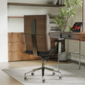 Miya Japandi Swivel Rocking Adjustable Height Office Chair
