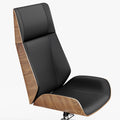 Miya Japandi PU Leather Counter Height Swivel Office Chair