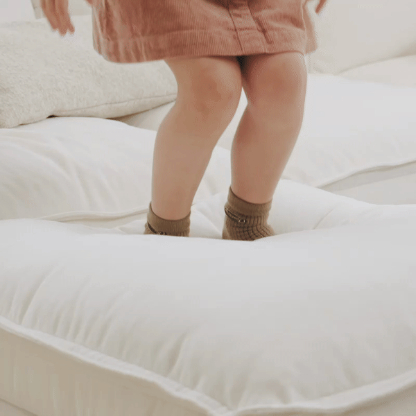 CloudCubo 4-Seat Modular Power Reclining Sectional with Ottoman