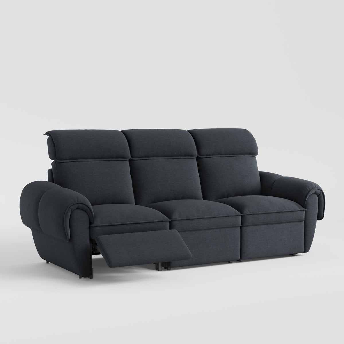 CloudCubo Zero Wall Hugger Reclining Sectional | 3-Piece Modular Sofa