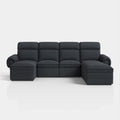 CloudCubo 7-Piece U-Shape Zero Wall Hugger Sectional Sectional