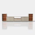 V,{Beige?with LED Lights?124"}