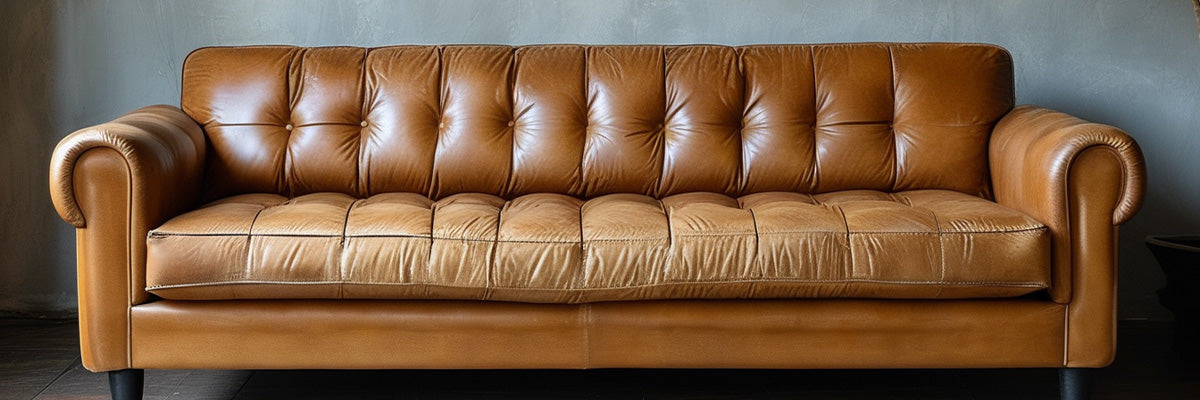 air leather sofa