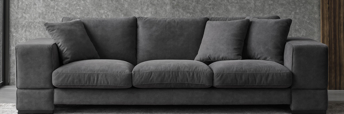 dark grey couch