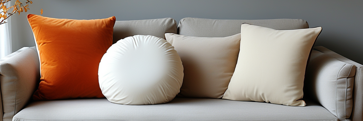 Feather sofa cushions