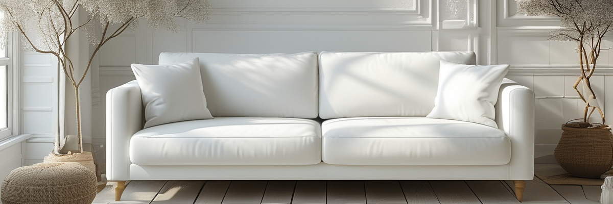 white couch