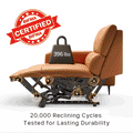 AeroStretch 3 Seater Power Zero Wall Recliner Sofa with Drop Down Table Tray