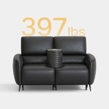 V,{Top-Grain Leather-Black?Loveseat}