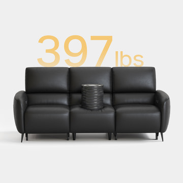 V,{Top-Grain Leather-Black?3-Seat}