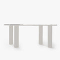 Elina Nordic 4-Leg Dining Table with Irregular-Shaped Tabletop