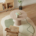 Miya Japandi Round Dining Table with Pedestal Base