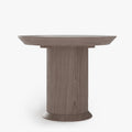 Miya Japandi Round Dining Table with Pedestal Base