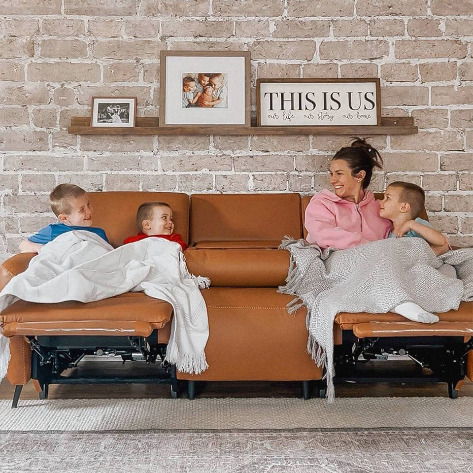 V,{Top-Grain Leather?3-Seat}