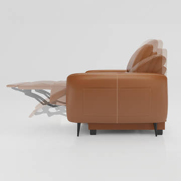V,{Top-Grain Leather?Three-Seat}