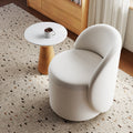 Kelly Nordic Round Back Swivel Vanity Stool