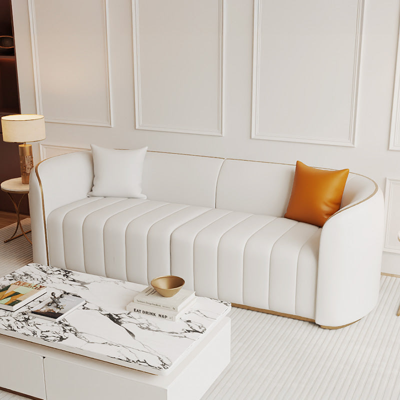 Sophie Common Luxury 3-Seater Sofa with Gold Legs