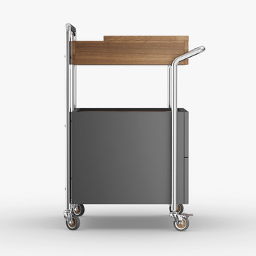 CubeMove Multifunctional Side Table with Storage and Power Strip