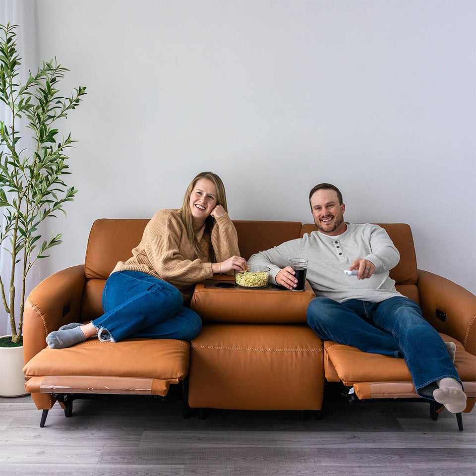 V,{Top-Grain Leather?3-Seat}
