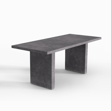 Todd Japandi Gray Wooden Rectangular 67