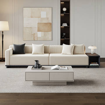 V,{I-Shape (4-Seater)}