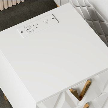 Sophie Common Luxury Upholstered High Wingback Platform Bed Frame Queen Set with 2 Nightstands