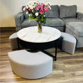 Thomas Modern Lift-Top Coffee Table with Storage and Ottoman