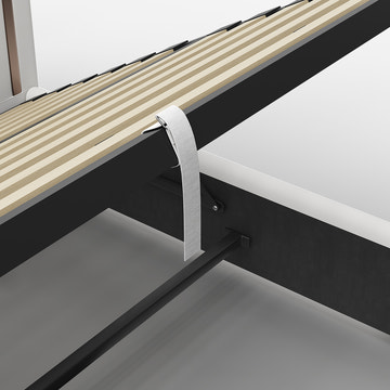 Cassandra Common Luxury PU Upholstered King Size Platform Bed Frame with Storage and Headboard