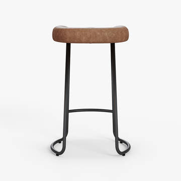 Smith Industrial Bar Stools Seats (Set of 2)