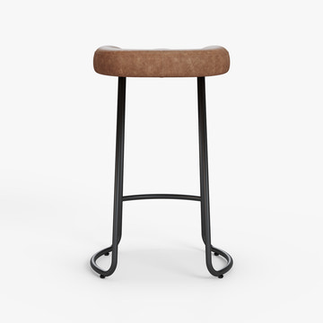 Smith Industrial Bar Stools Seats (Set of 2)