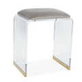 Sophie Common Luxury Acrylic Stool with Soft Seat