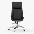 Miya Japandi PU Leather Office Chair with Adjustable Height