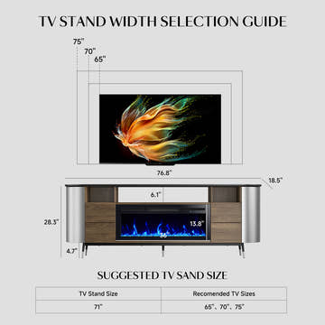 V, TV Stand Set